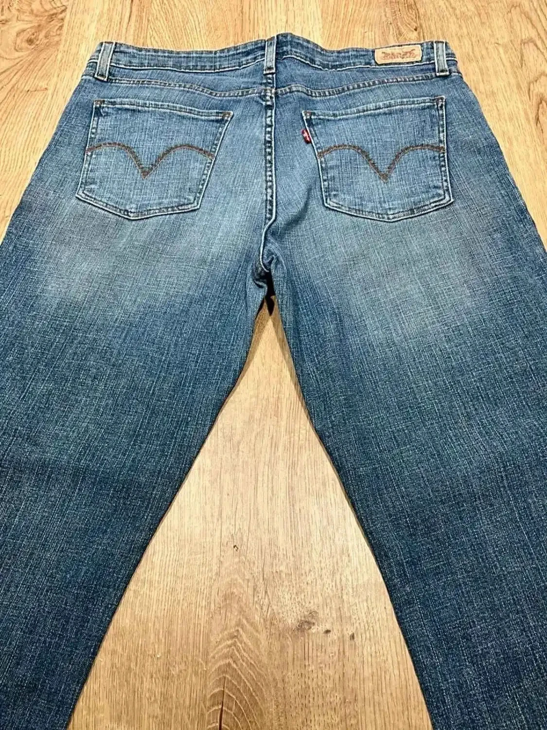 Jean Levi's Mid Rise Skinny Taille 14 Prepy Bleu Lvf 053 – photo 8